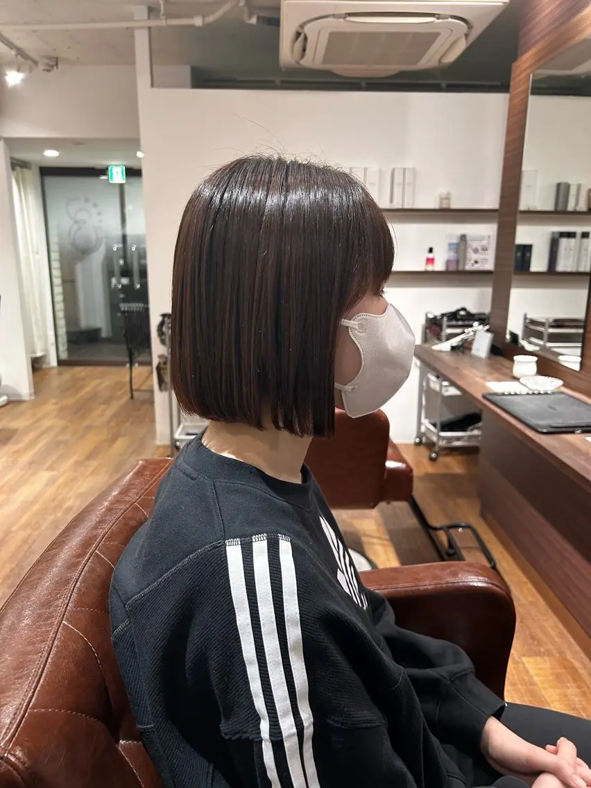 ミディアム 縮毛矯正 /伊藤はるかのヘアスタイル