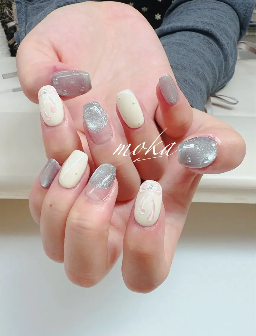 ネイル ハンドネイル ハンドケア 胡蝶蘭レディースサロ ンNailMOKAのネイルデザイン