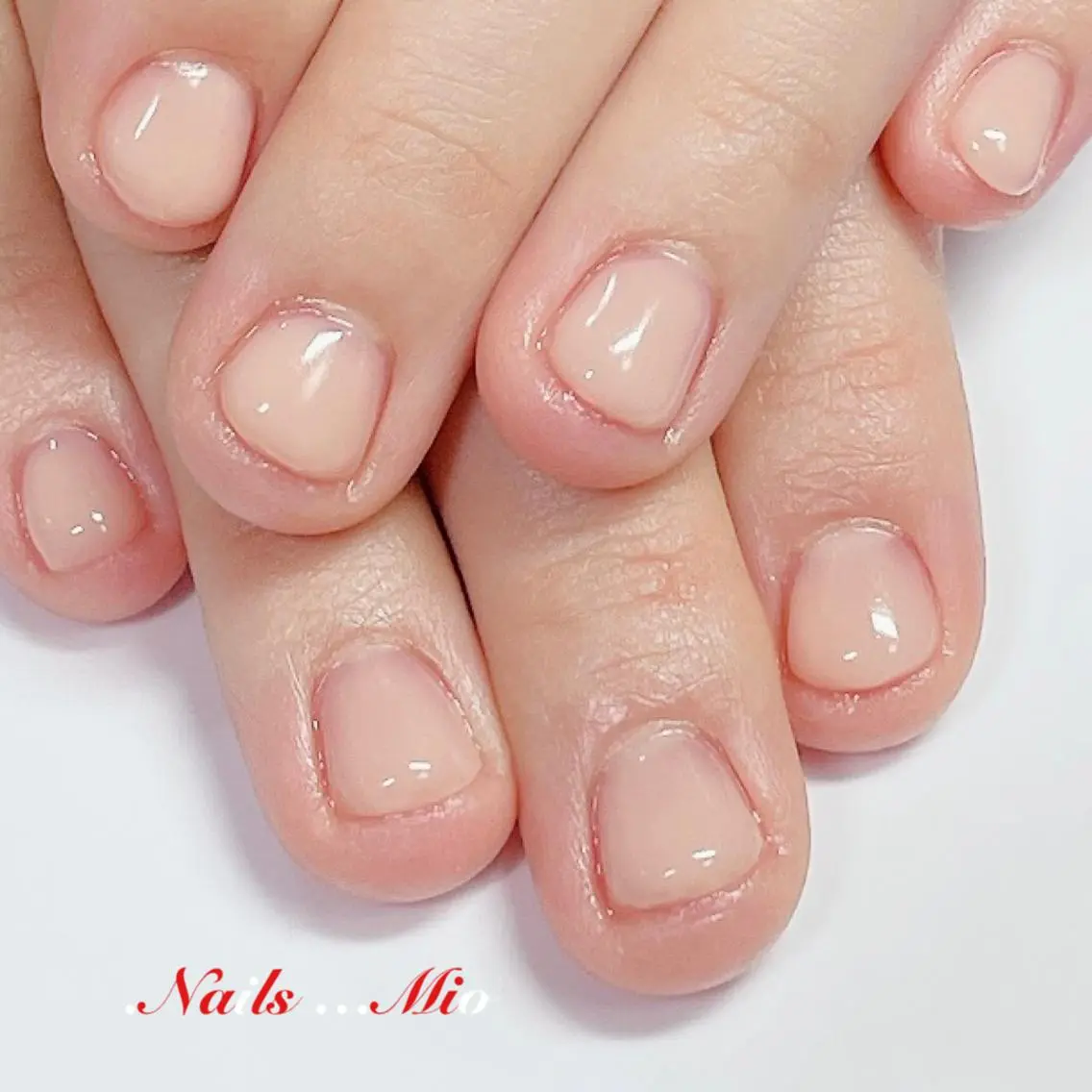 ネイル ジェルネイル ワンカラーネイル .Nails Mio 赤羽西ネイルサロンのネイルデザイン