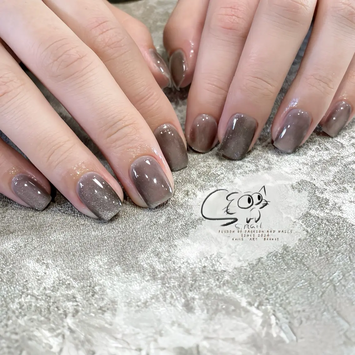 ネイル チークネイル フレンチネイル グラデーション マグネットネイル ワンカラーネイル S.nail _のネイルデザイン