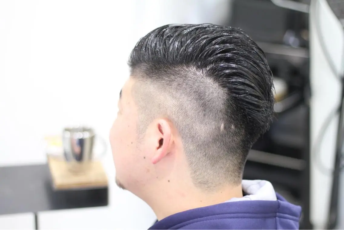 ショート メンズ フェードカット スキンフェード ショートヘア 矢島 真樹のヘアスタイル