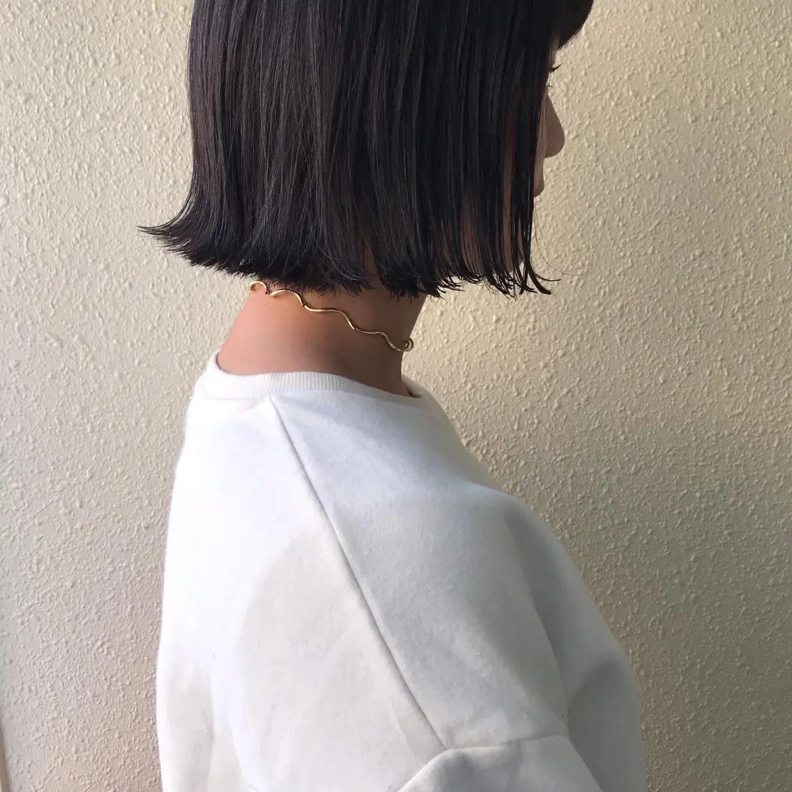 ミディアム 切りっぱなしボブ ボブ kiyono ⭐︎ダブルカラーのヘアスタイル
