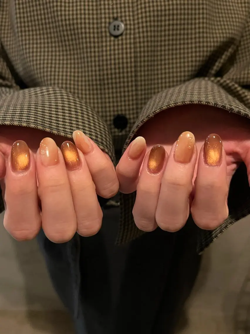 ネイル 長さ出し ジェルネイル ニュアンスネイル NORA南青山/ kanohaのネイルデザイン