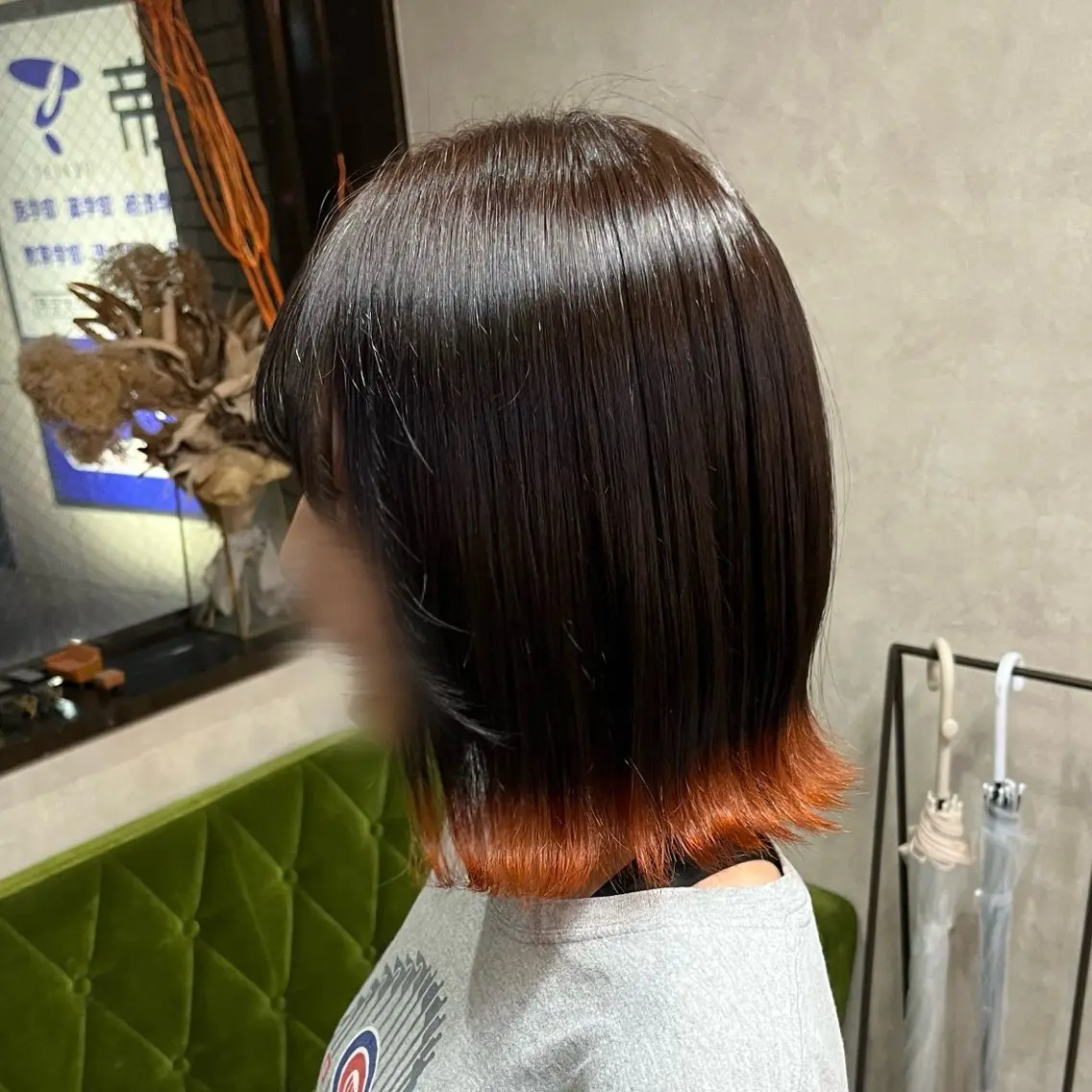 ミディアム カラー ブリーチ ayane ito / HAWNDのヘアスタイル