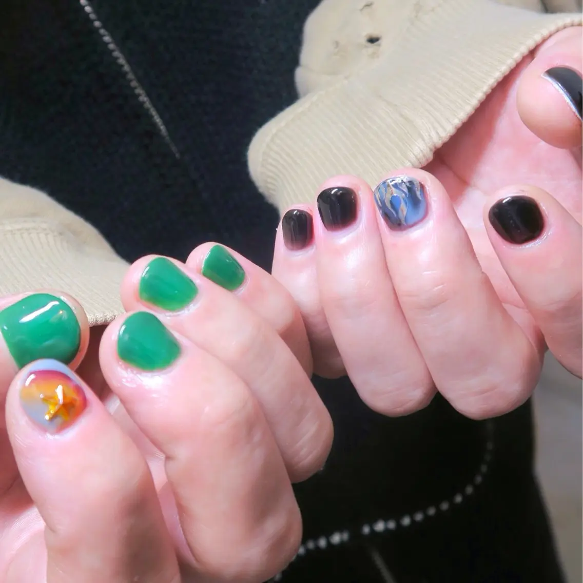 ネイル 成人式 メンズネイル glossnail MIKIのネイルデザイン