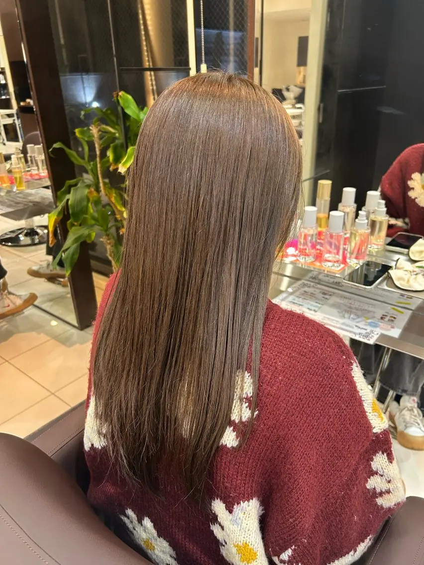 ロング 森山 愛有菜のヘアスタイル