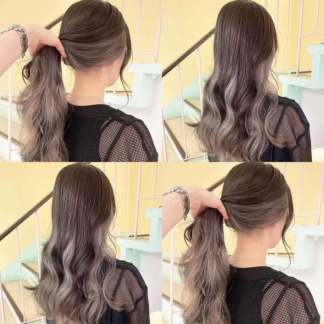 カラー ブリーチ ヘアカラー トリートメント 渋谷:インナーカラー ／🍒エリカ🍒のヘアスタイル