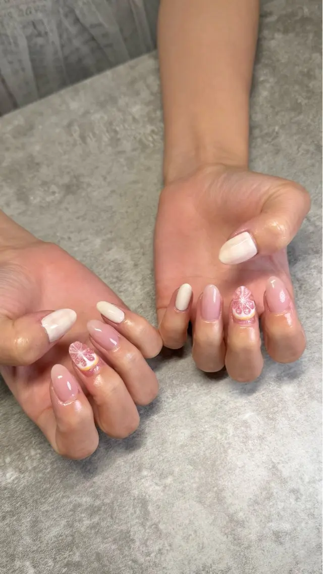 ネイル ハンドネイル ハンドケア shino🌟 痛ネイルのネイルデザイン