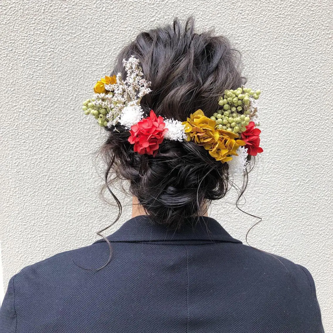 ミディアム ヘアアレンジ ツキノキ　ミナ 8月から西梅田店のヘアスタイル