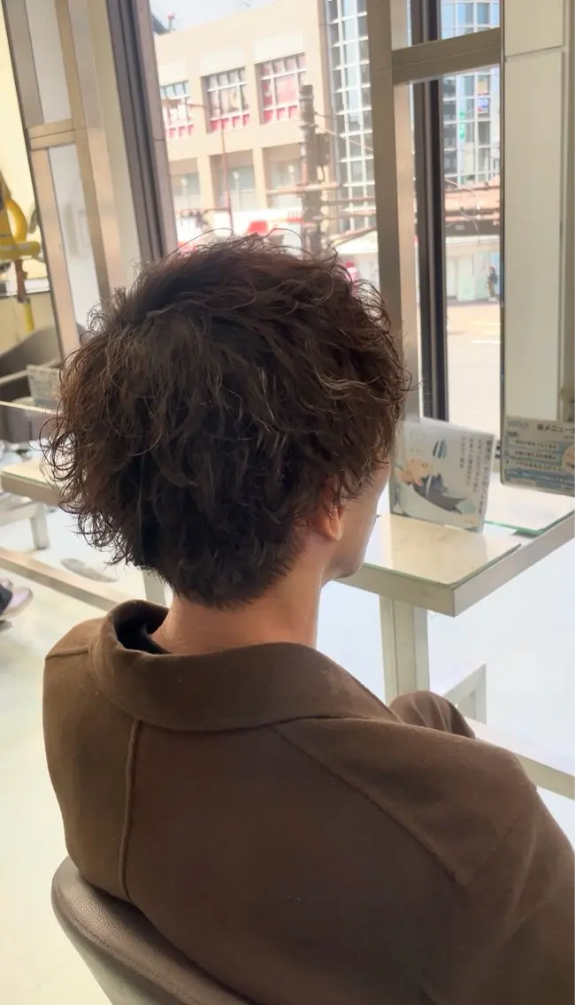 パーマ メンズ メンズパーマ カット パーマ ✨似合わせ特化美容師 WILL上村 拳吾のヘアスタイル