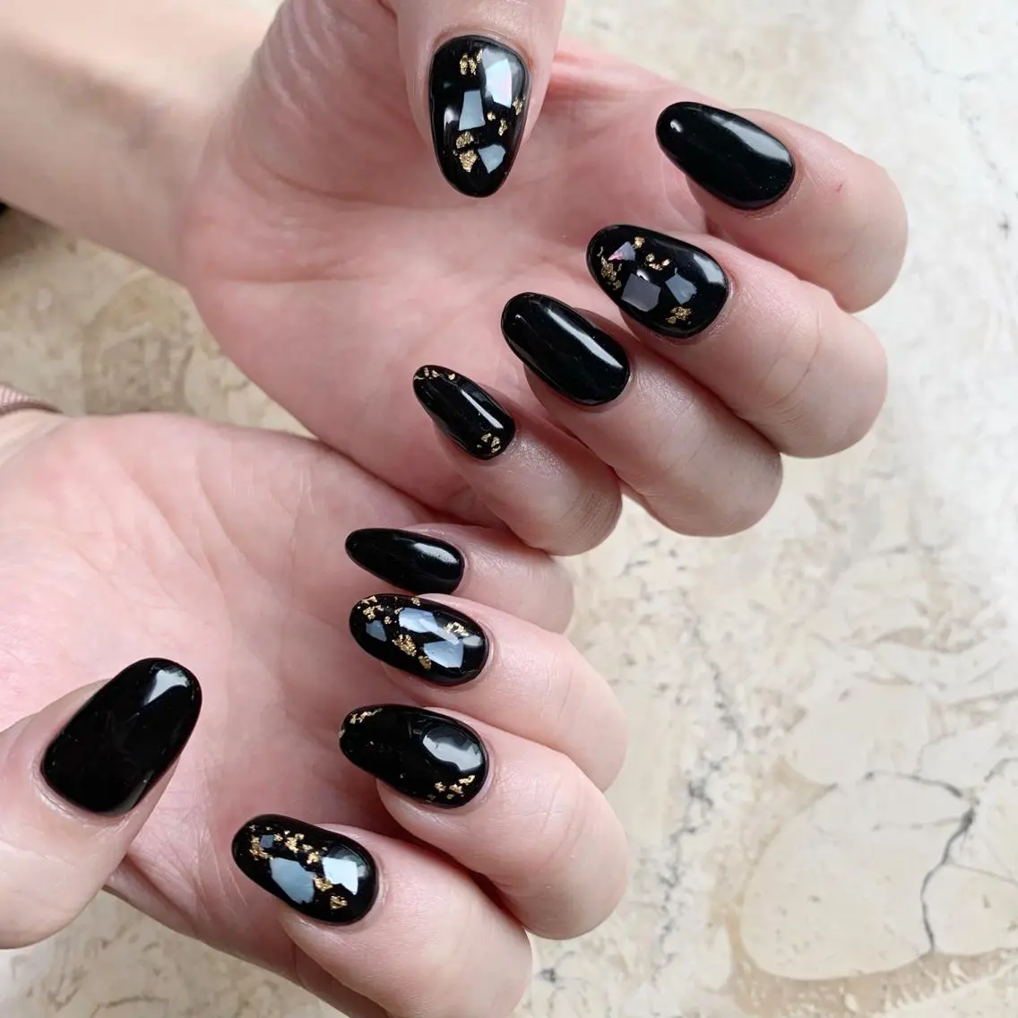 ネイル オーロラネイル ジェルネイル ハート 氷ネイル・うるうるネイル マグネットネイル ハンドネイル フットネイル nail salon mieux(ミュー)のマツエク・マツパデザイン