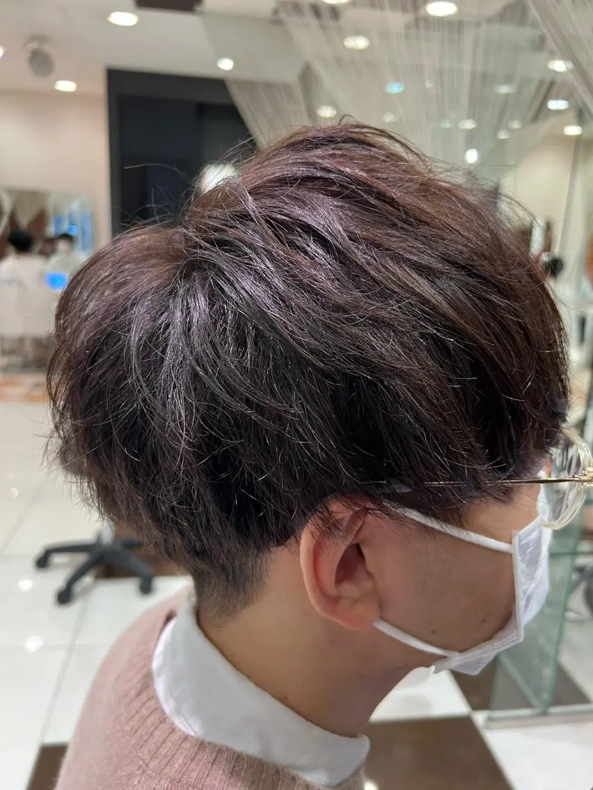 メンズカット➕髪質改善カラー➕トリートメントの写真