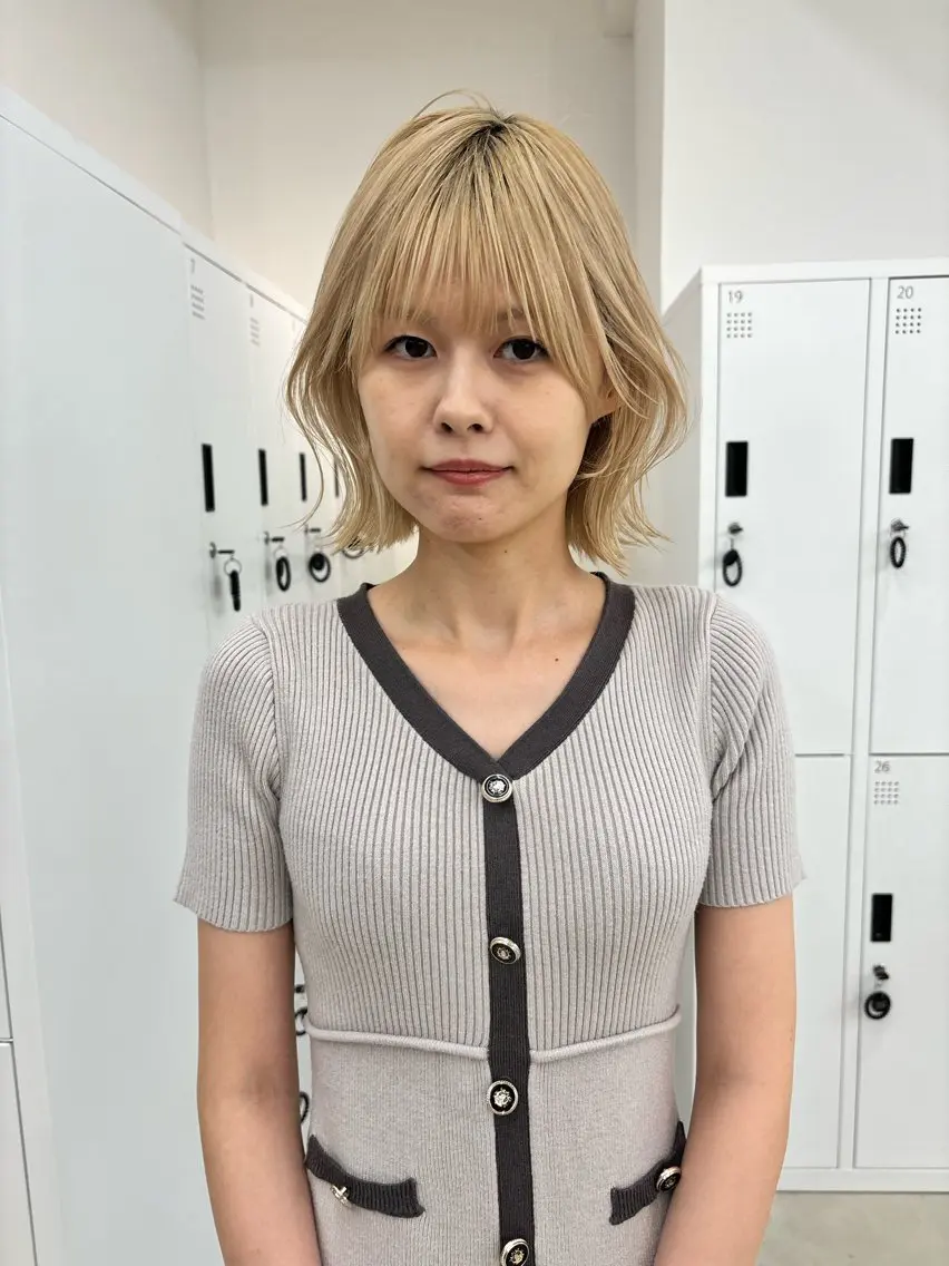 ショート 韓国風レイヤーカット 松葉翔のヘアスタイル