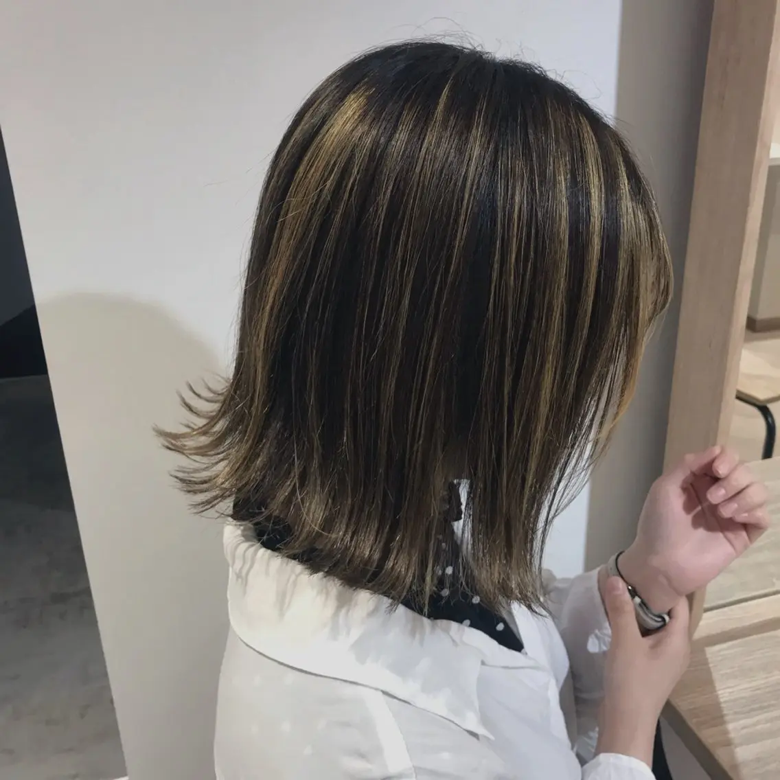 ミディアム 🩵MAI🩵 レイヤーカットのヘアスタイル