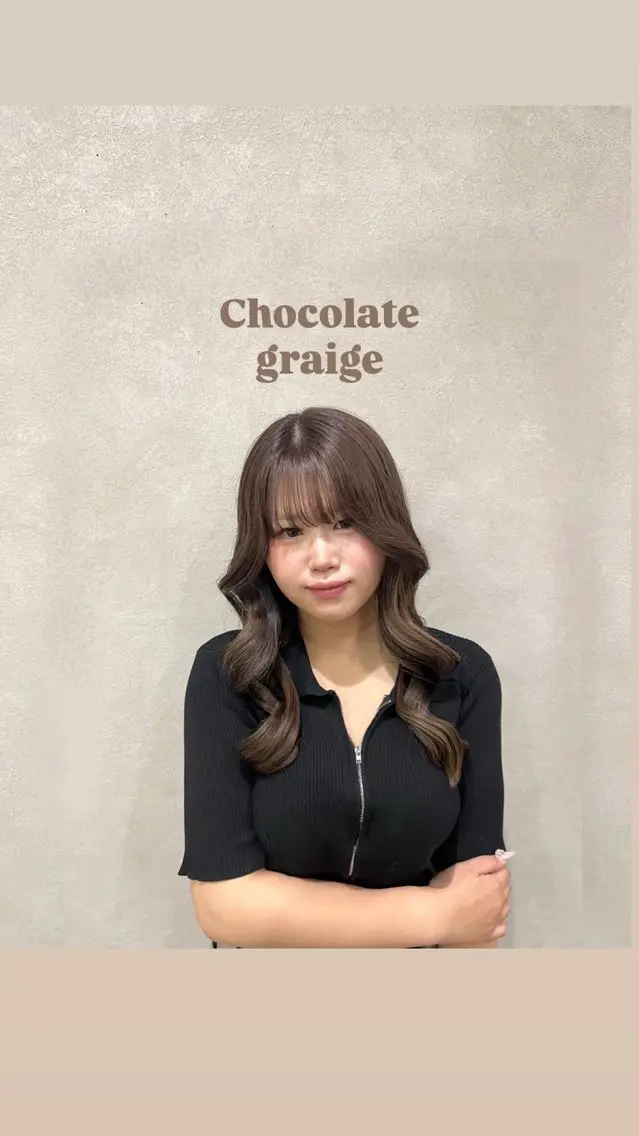 セミロング ヘアカラー 西林玲那 / DECOHAIRのヘアスタイル