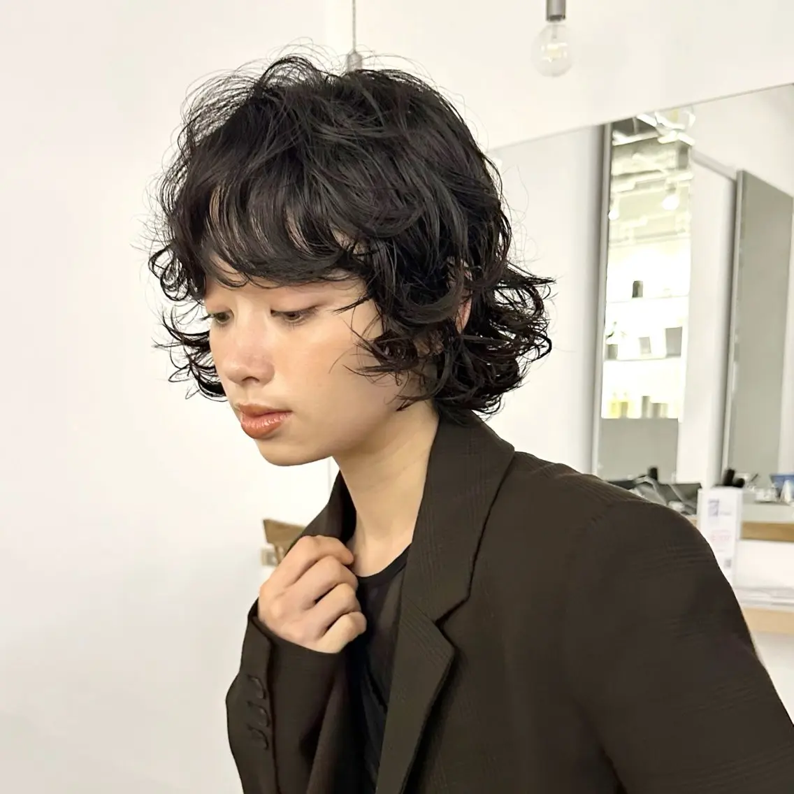 ショート パーマ 🌀渋谷メンズヘア 🌀河野瑠太のヘアスタイル