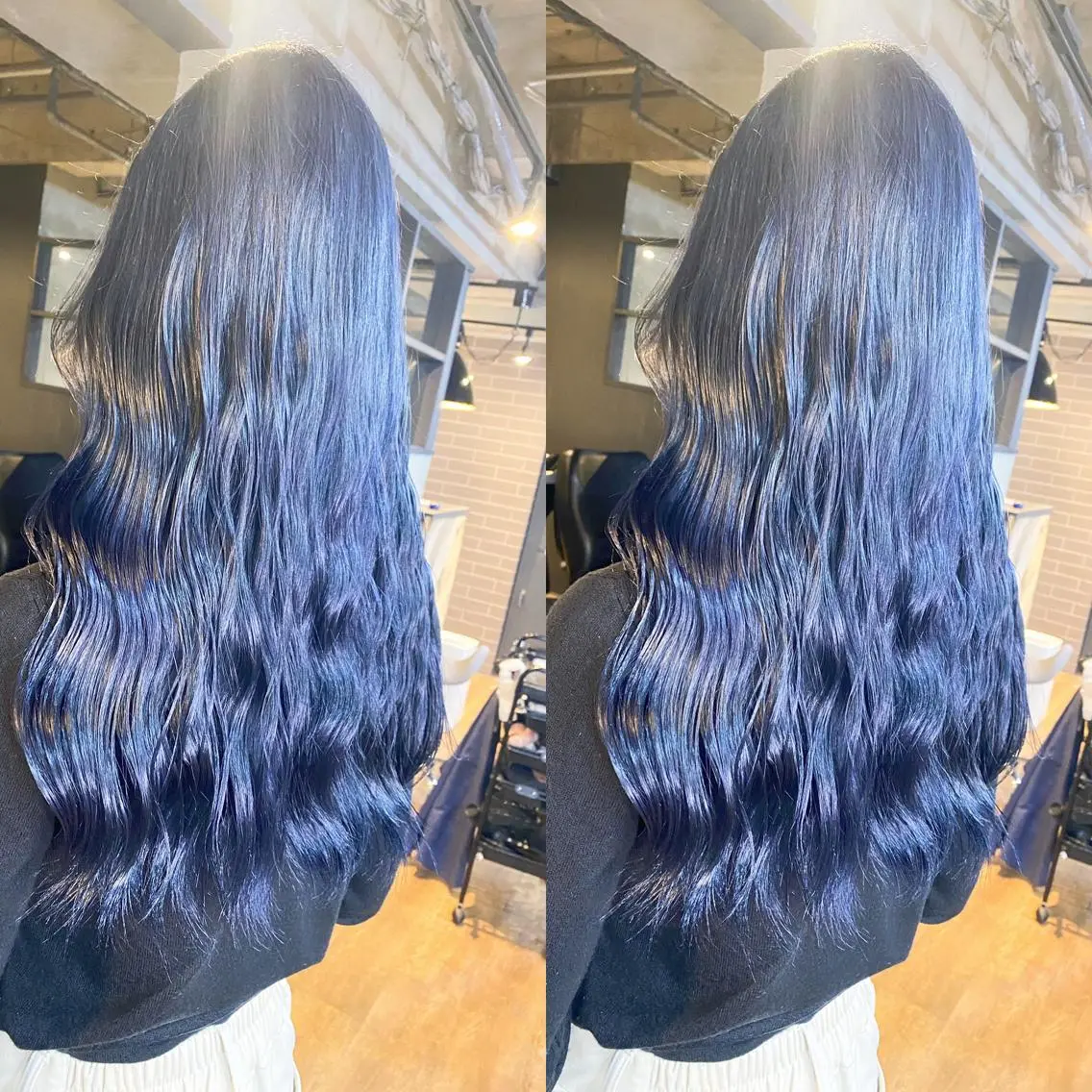 ロング カラー ヘアカラー yoriダブルカラー 代表すがわらのヘアスタイル