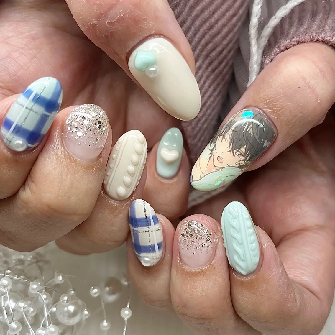 ネイル ハンドネイル 池袋痛ネイル Nok. 渡辺のネイルデザイン