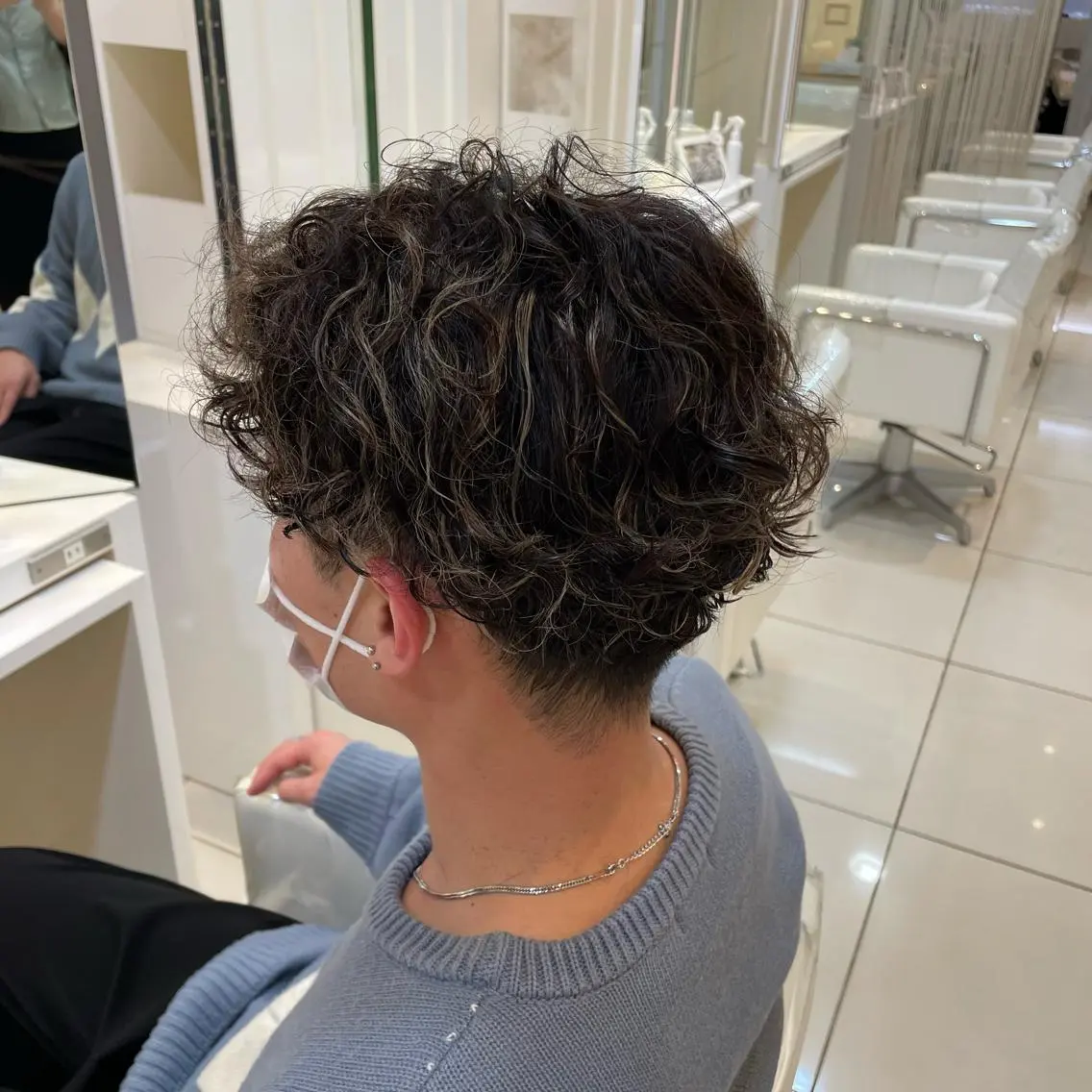 パーマ メンズ メンズパーマ BiBi 藪 菜月のヘアスタイル