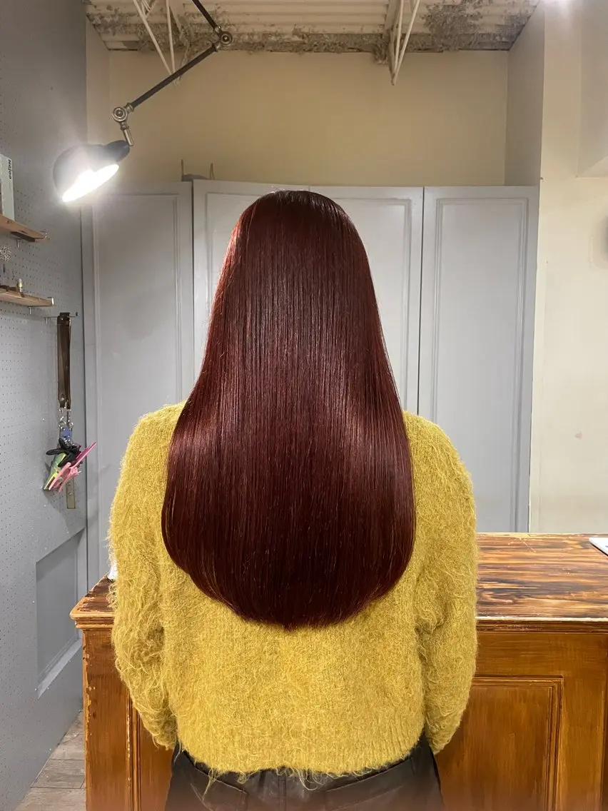 ロング カラー カット ヘアカラー トリートメント 🤩噂のMr.髪ポジ ティブ®️yu🤩のヘアスタイル