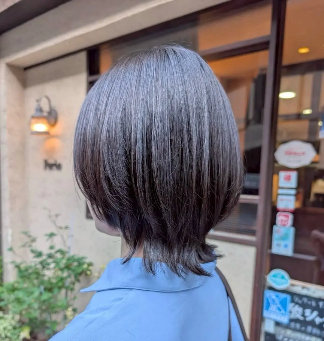 ミディアム 武蔵新城/洞澤 ほのかのヘアスタイル