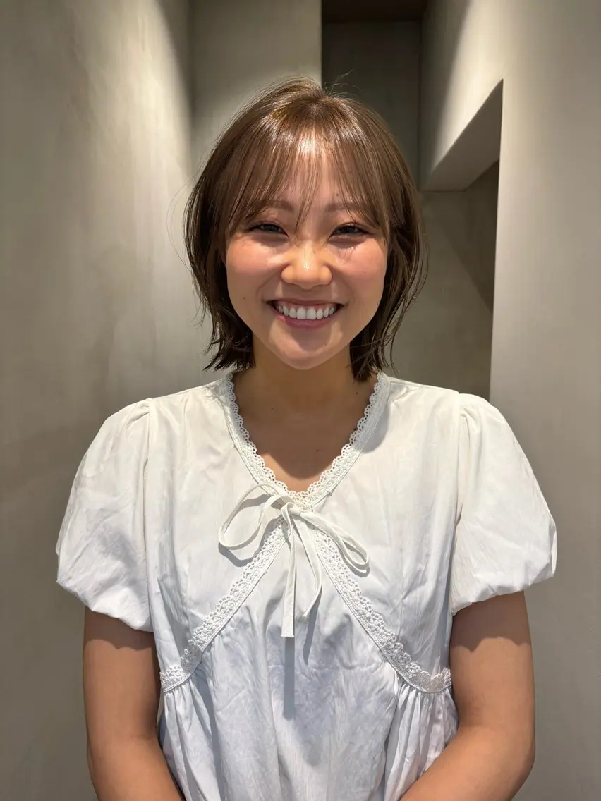 ショート maeda nonohaのヘアスタイル