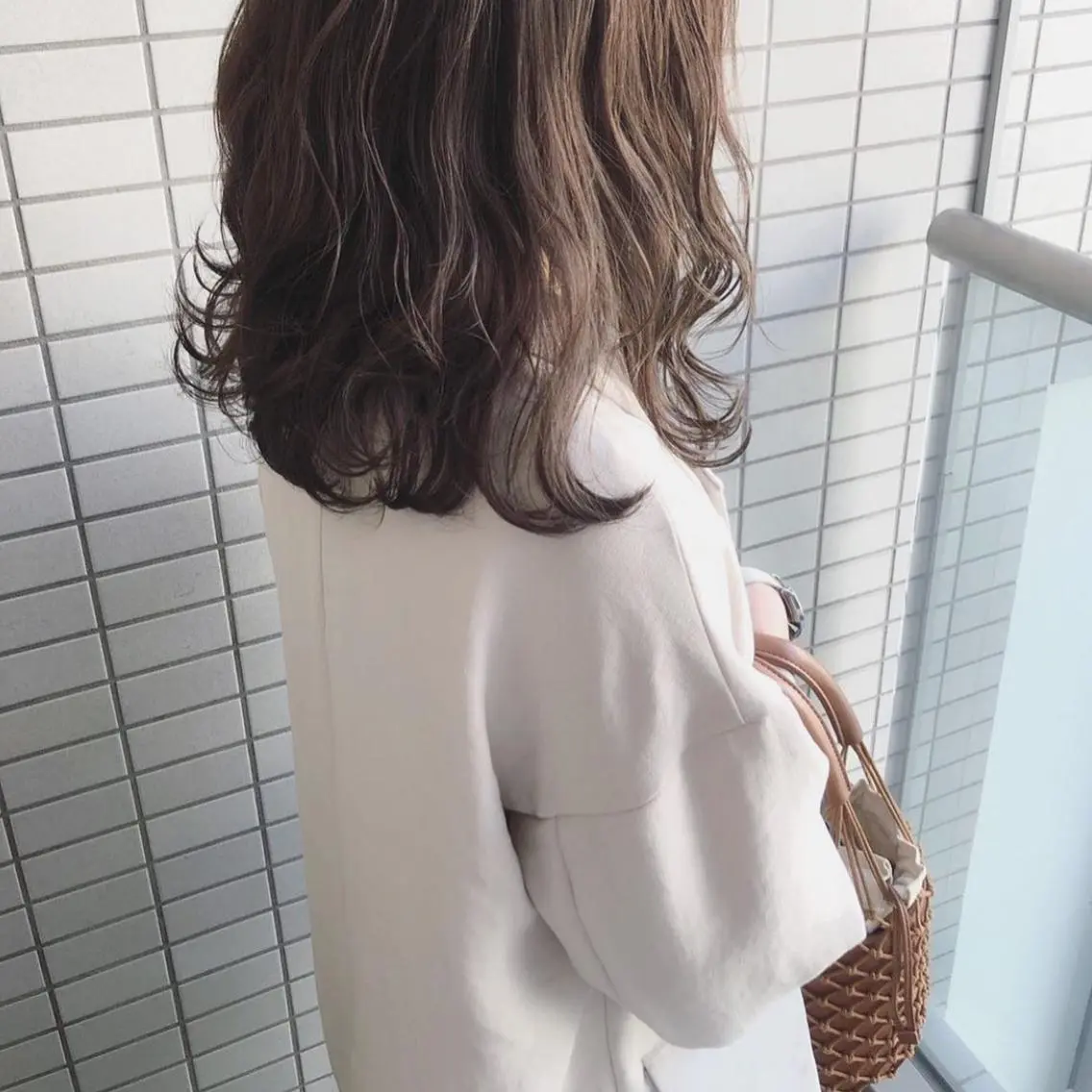 ミディアム カラー カット ヘアカラー マンツーマン半個室 tamuraのヘアスタイル