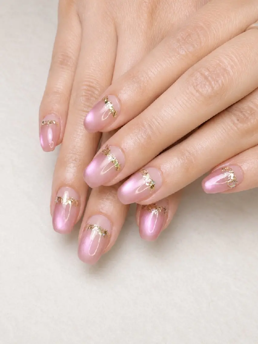ミディアム ハンドネイル nailsalon   Lunoaのネイルデザイン