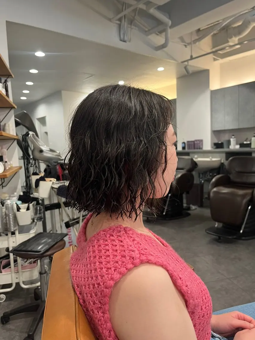 ショート ボブ カット SHIAN 橋本店 吉田 詩穂のヘアスタイル