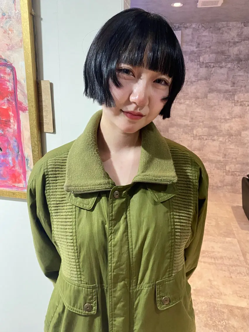 ショート カラー カット ヘアカラー トリートメント mai / linoah˚✧のヘアスタイル