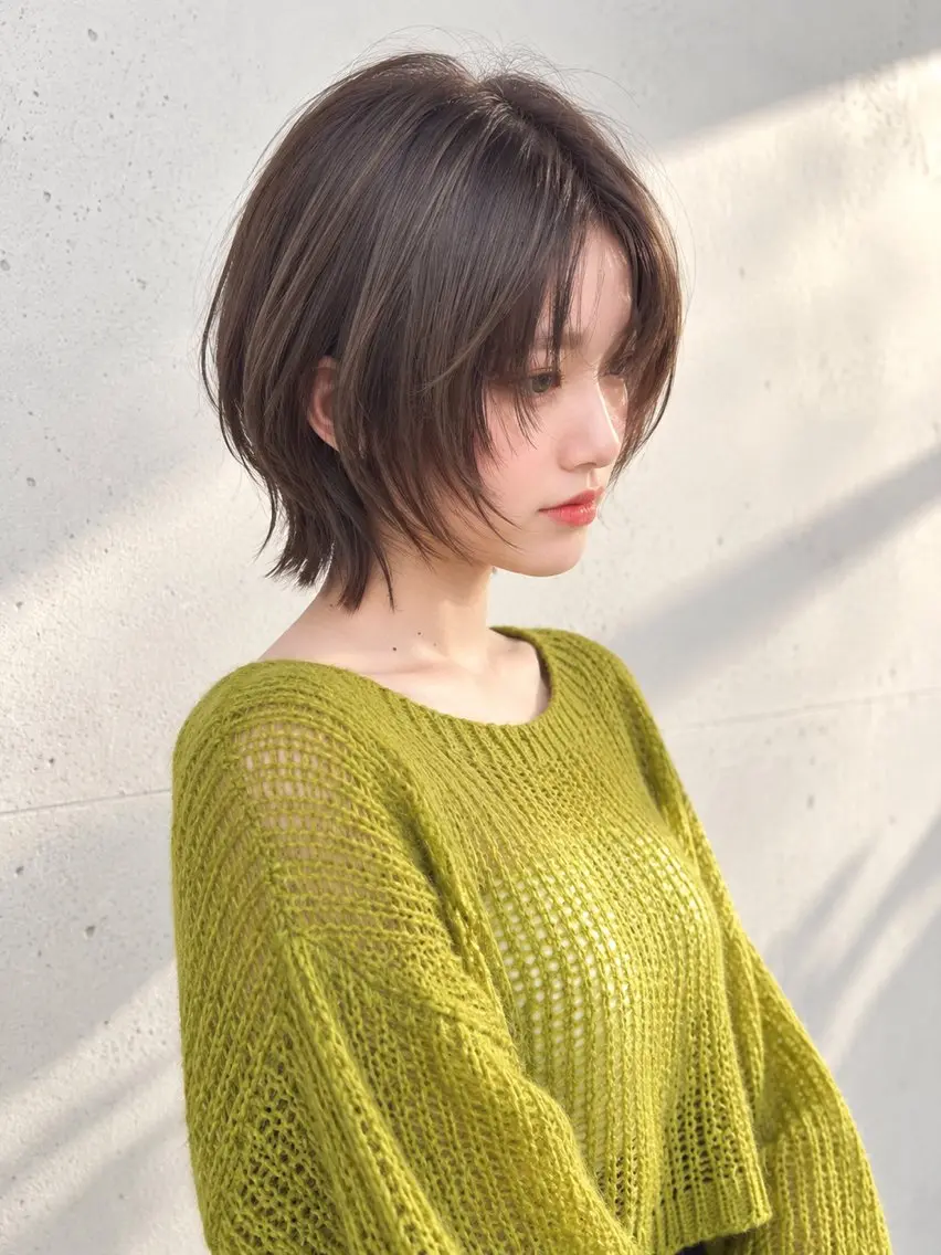 ショート ボブウルフ/ レイヤーKOUGAのヘアスタイル
