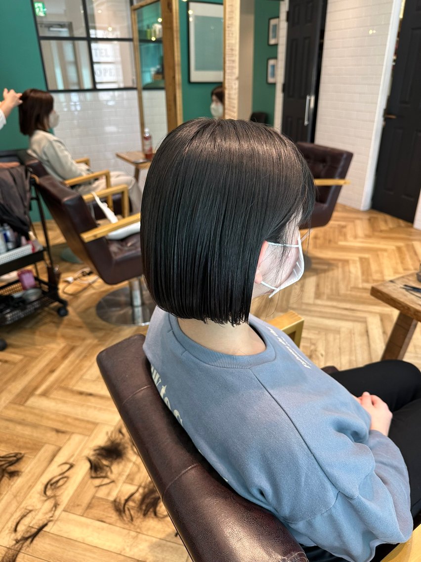 ショート カット トリートメント 🌈髪質改善🌈 過去の1艶サラ体験✨のヘアスタイル