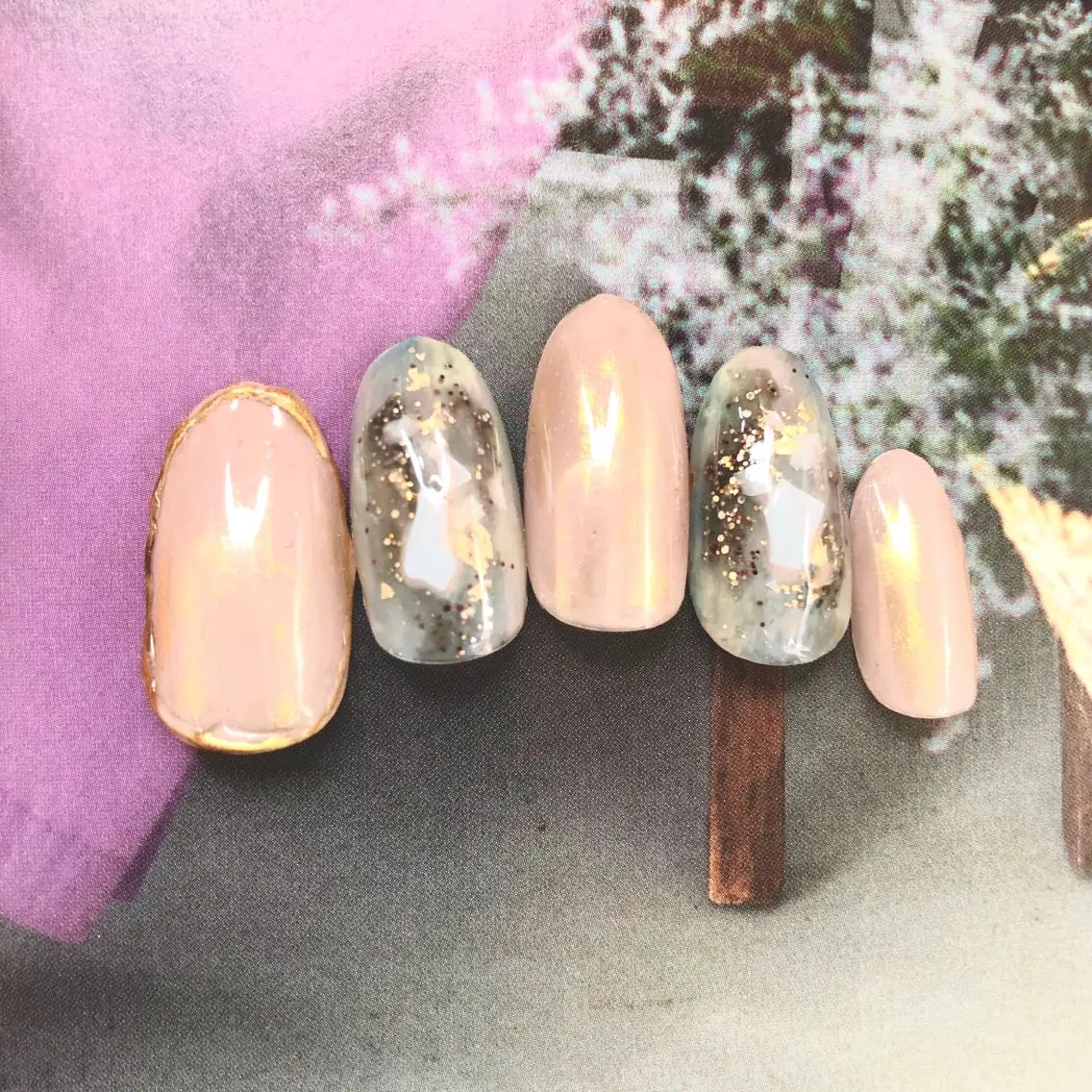 ネイル ニュアンスネイル TRAM-nail moriizumiのネイルデザイン
