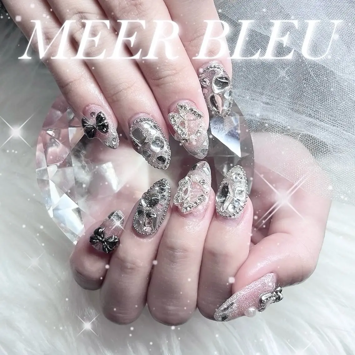 【しっかり可愛く💎10本デザイン】¥6,000〜周りと差がつくネイルしたい方に✨(フィルインOK)の写真
