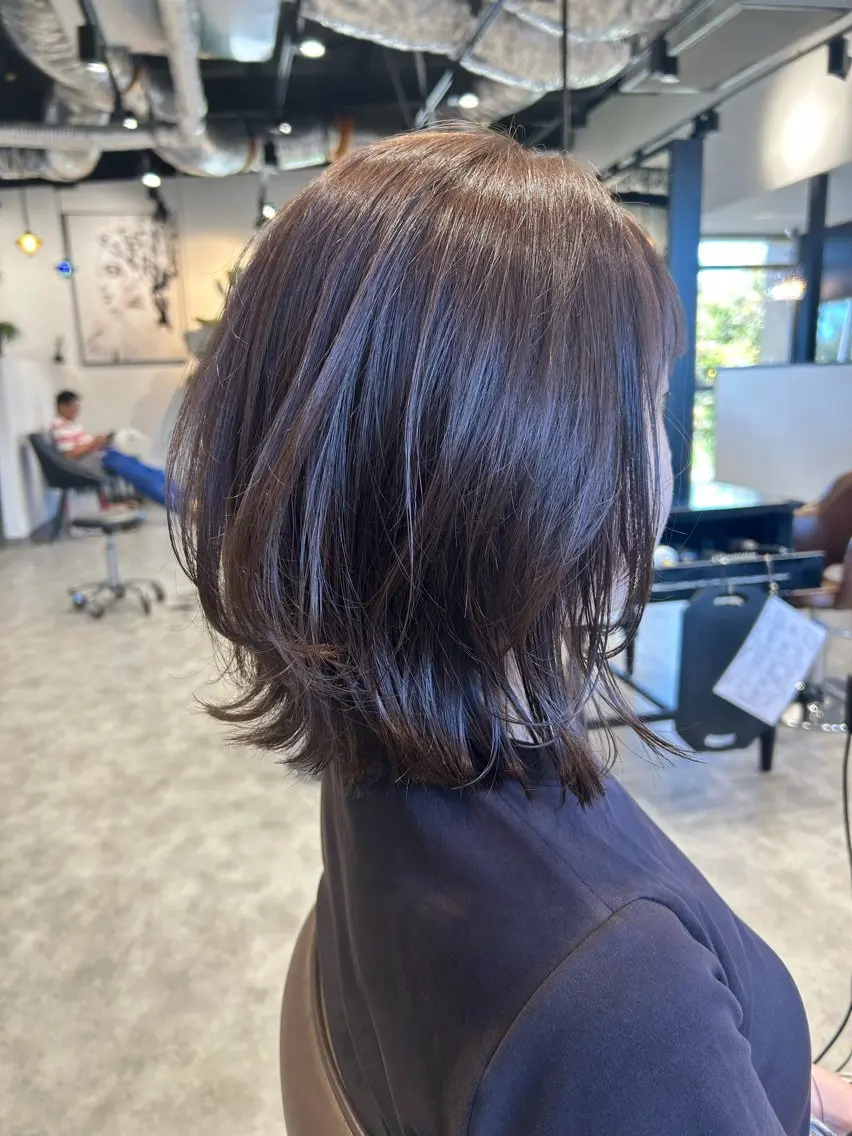 ミディアム 帰国しました🌏✈️ 西本 緋那乃のヘアスタイル