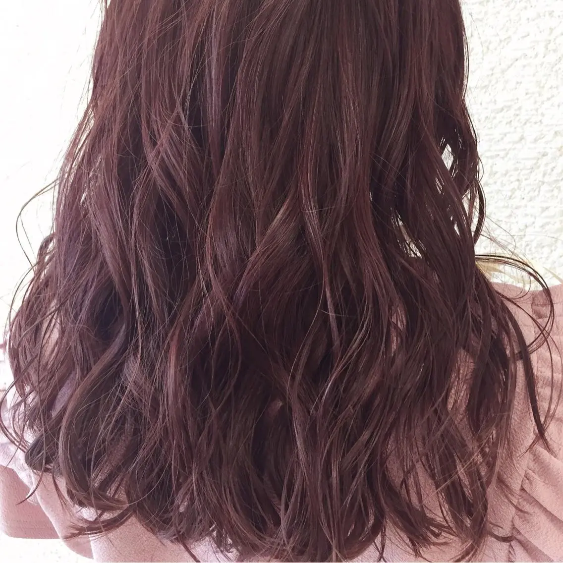 ロング カラー ブラウンカラー ピンクカラー ピンクブラウン カット ヘアカラー トリートメント 盛れるレイヤーカット 得意🌹井上美沙のヘアスタイル