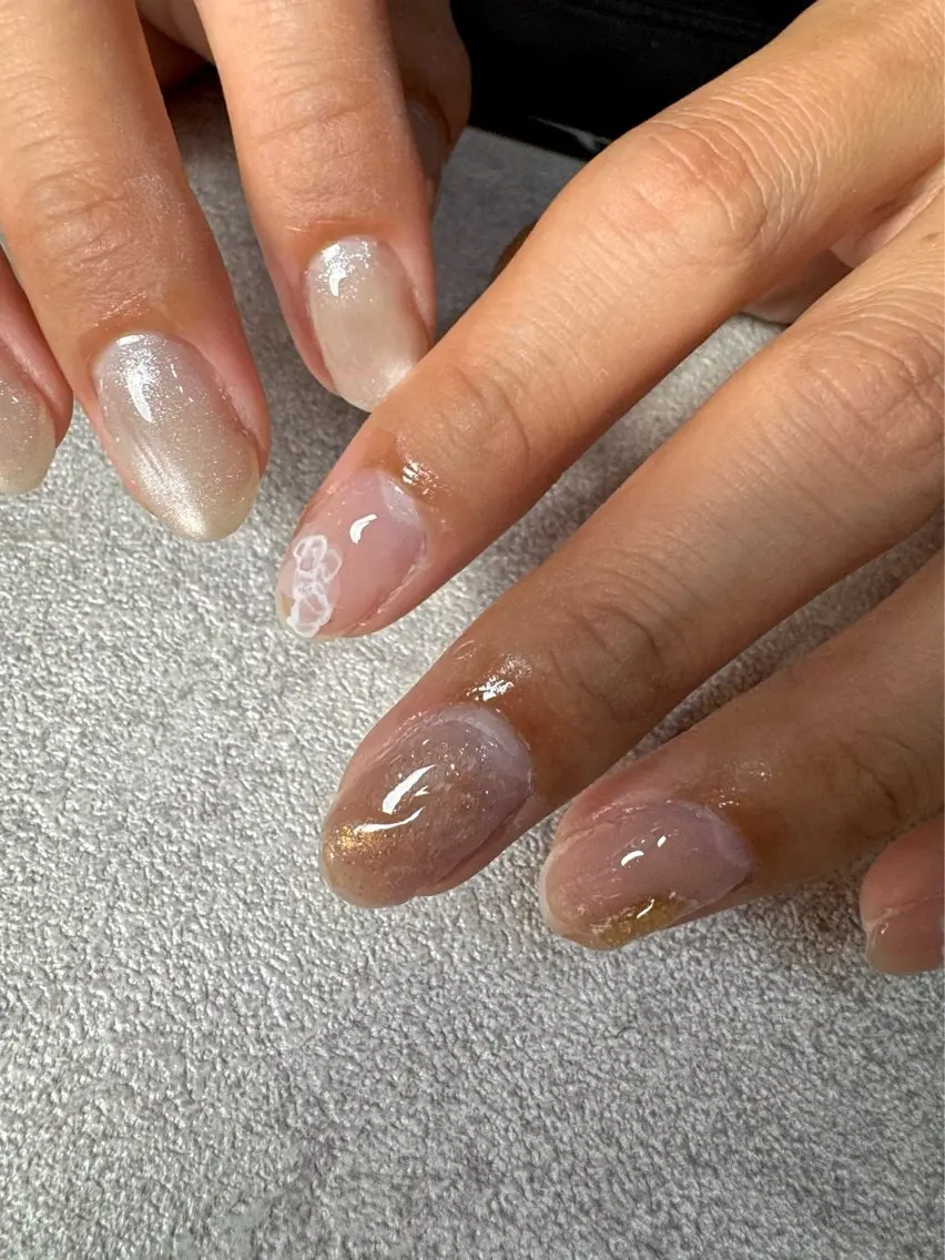 ネイル ニュアンスネイル A’arone nail＆eyeのネイルデザイン