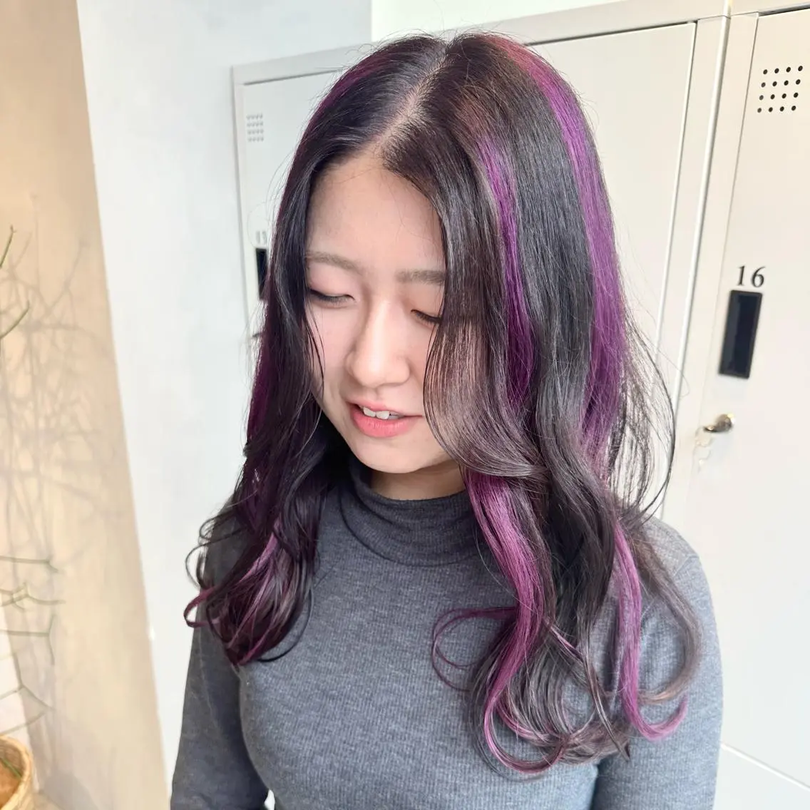 セミロング カラー ヘアカラー トリートメント デザインカラー/パー マ🦖外岡咲希🦖のヘアスタイル
