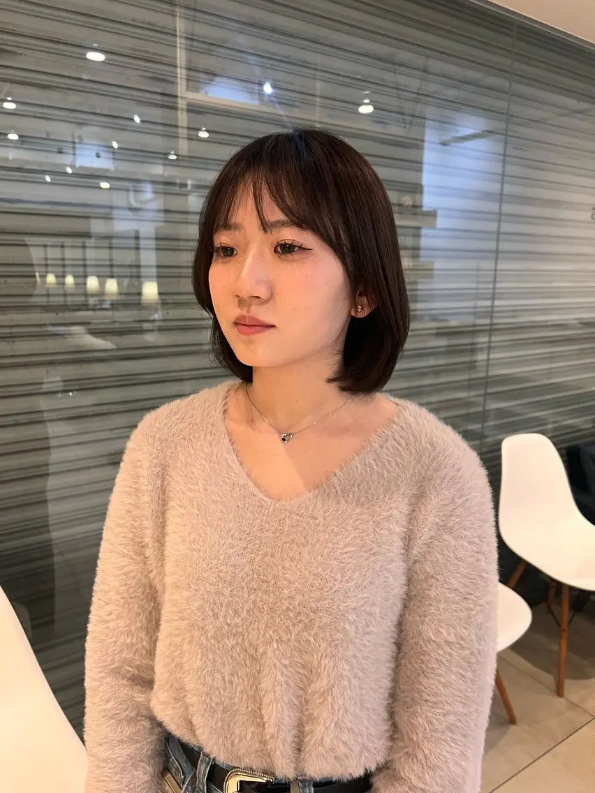 ショート ボブレイヤー ボブ レイヤーカット リリカ🐈‍⬛メンズ カットモデル/上永谷のヘアスタイル