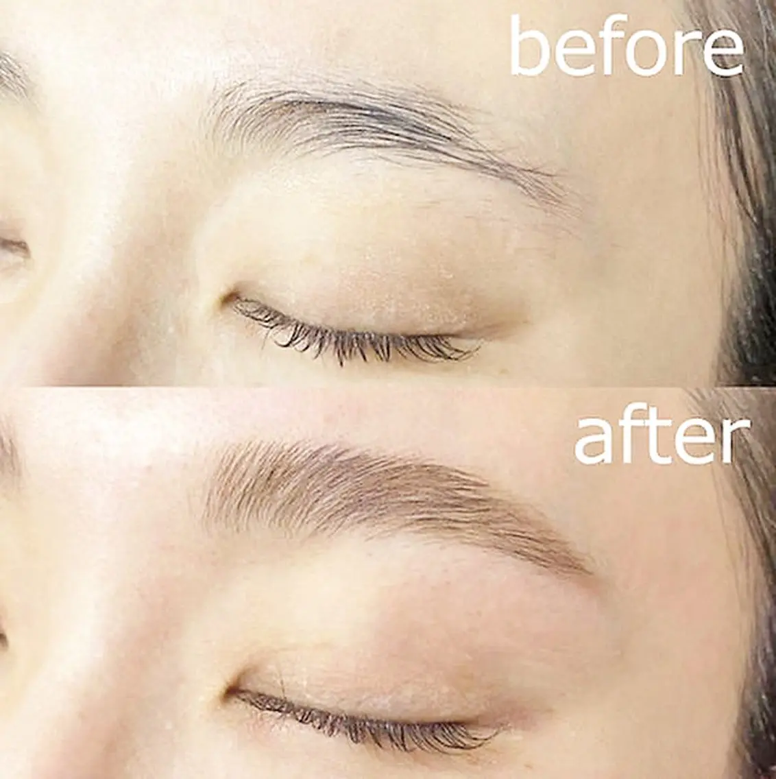 アイブロウ ハリウッドブロウリフト eyelist natsukiのマツエク・マツパデザイン