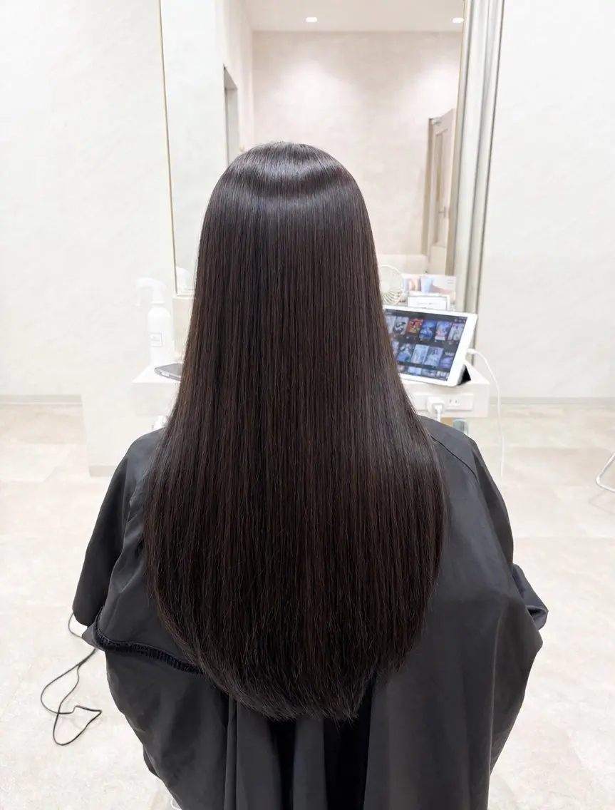 ロング 縮毛矯正 sinsia縮毛矯正 酸性ストレート銀座のヘアスタイル