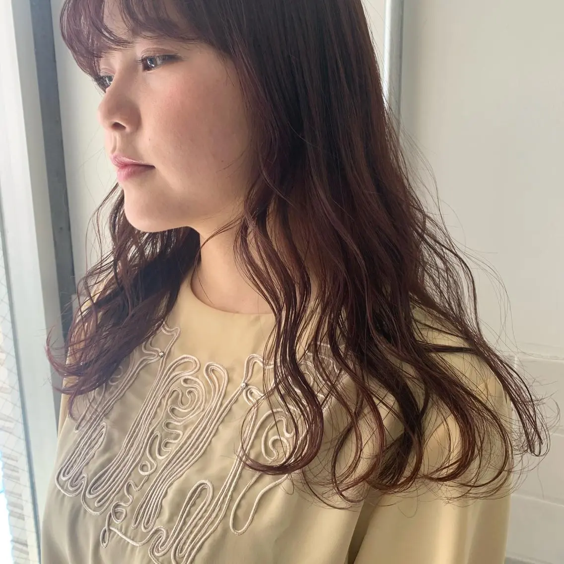 ロング kiyono ⭐︎ダブルカラーのヘアスタイル
