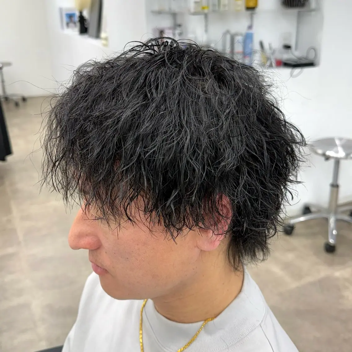 パーマ メンズ カット パーマ メンズ特化美容師 ◆ルナのヘアスタイル