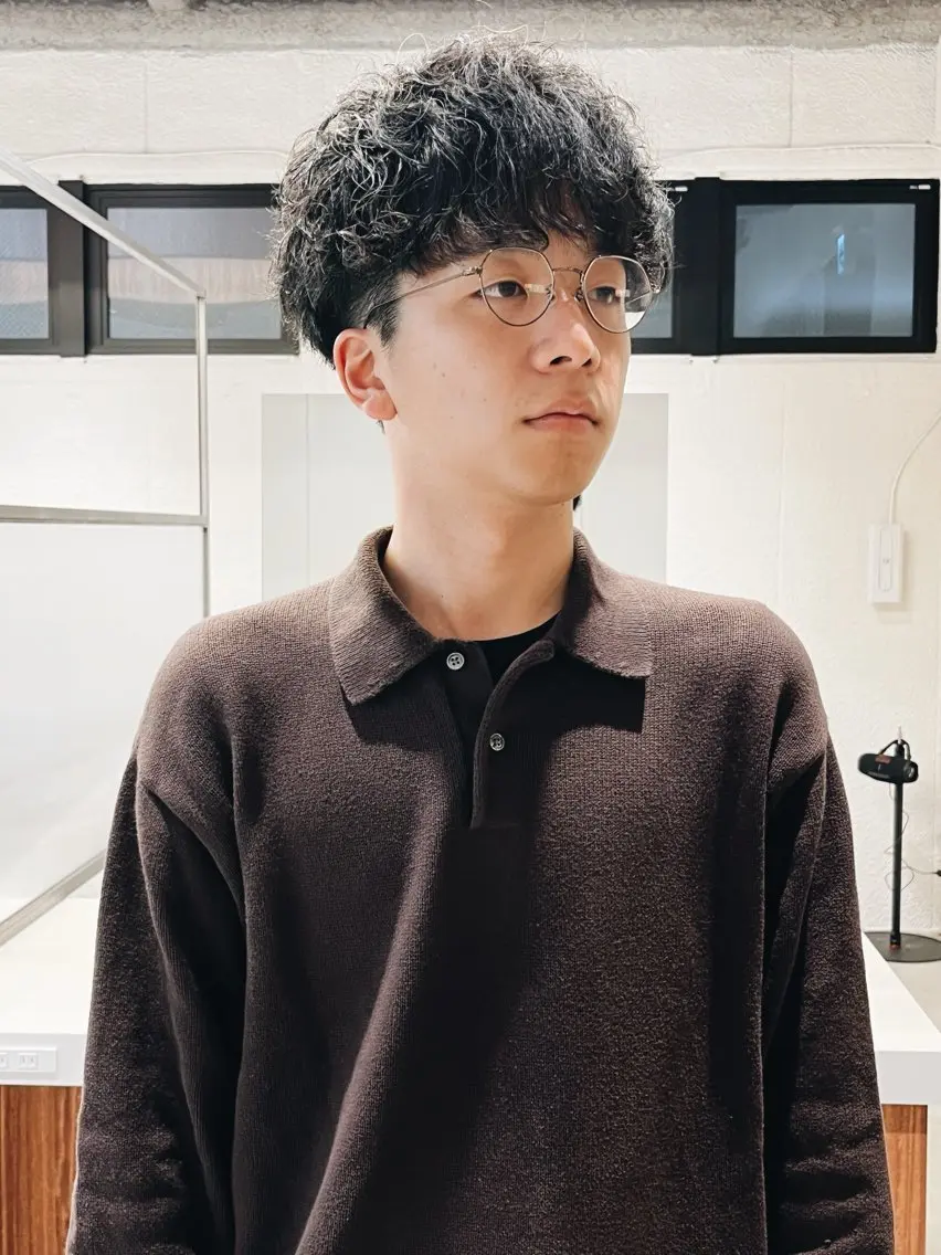 ショート カット パーマ ［LIC南堀江］大井 悟のヘアスタイル