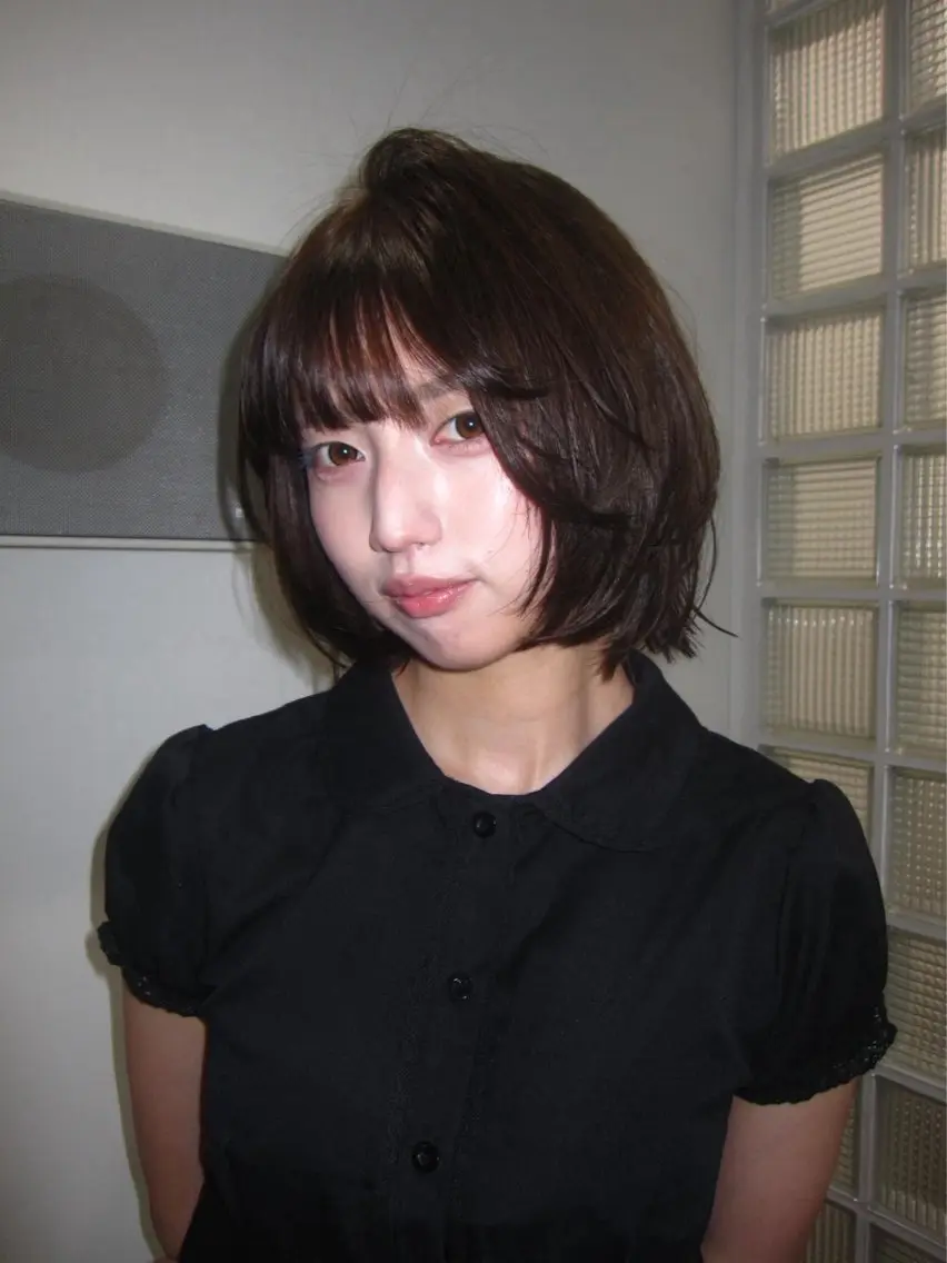 ミディアム カット ヘアカラー トリートメント 天神大名/カラー特化 レイヤー/似合わせのヘアスタイル