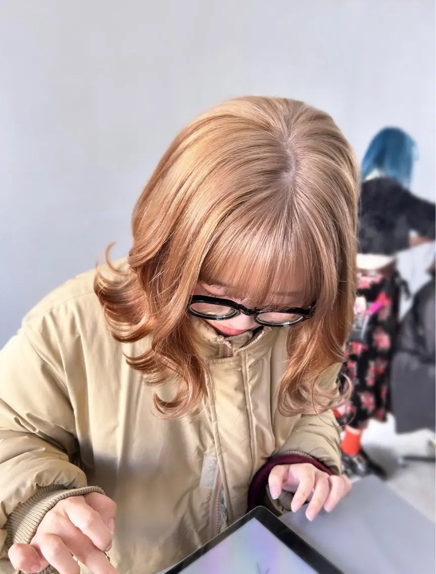 ミディアム カラー カット ヘアカラー トリートメント 💘大人可愛く💘 Natsuki❥❥❥のヘアスタイル