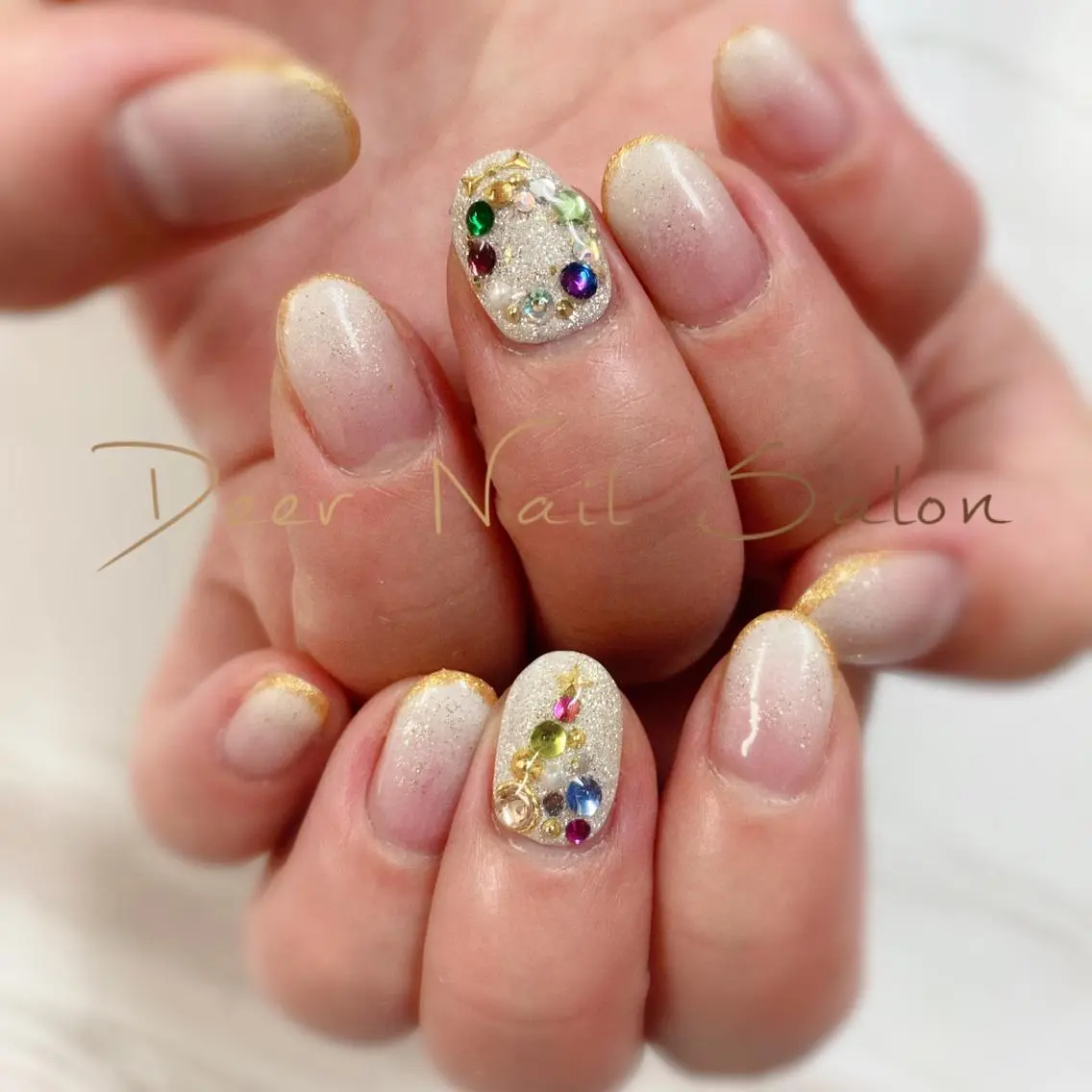 ネイル ハンドネイル Peachy 🍑のネイルデザイン