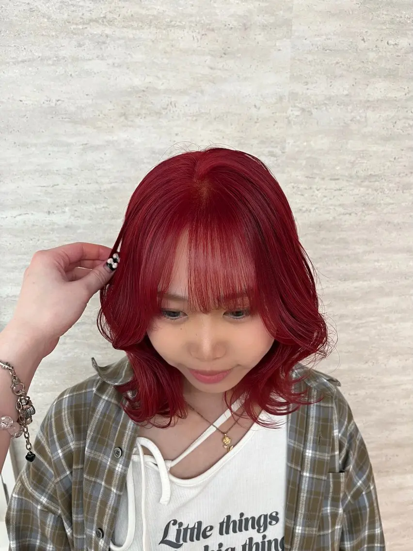 ミディアム ヘアカラー 🩶透明感カラー 池袋/mei🩶のヘアスタイル