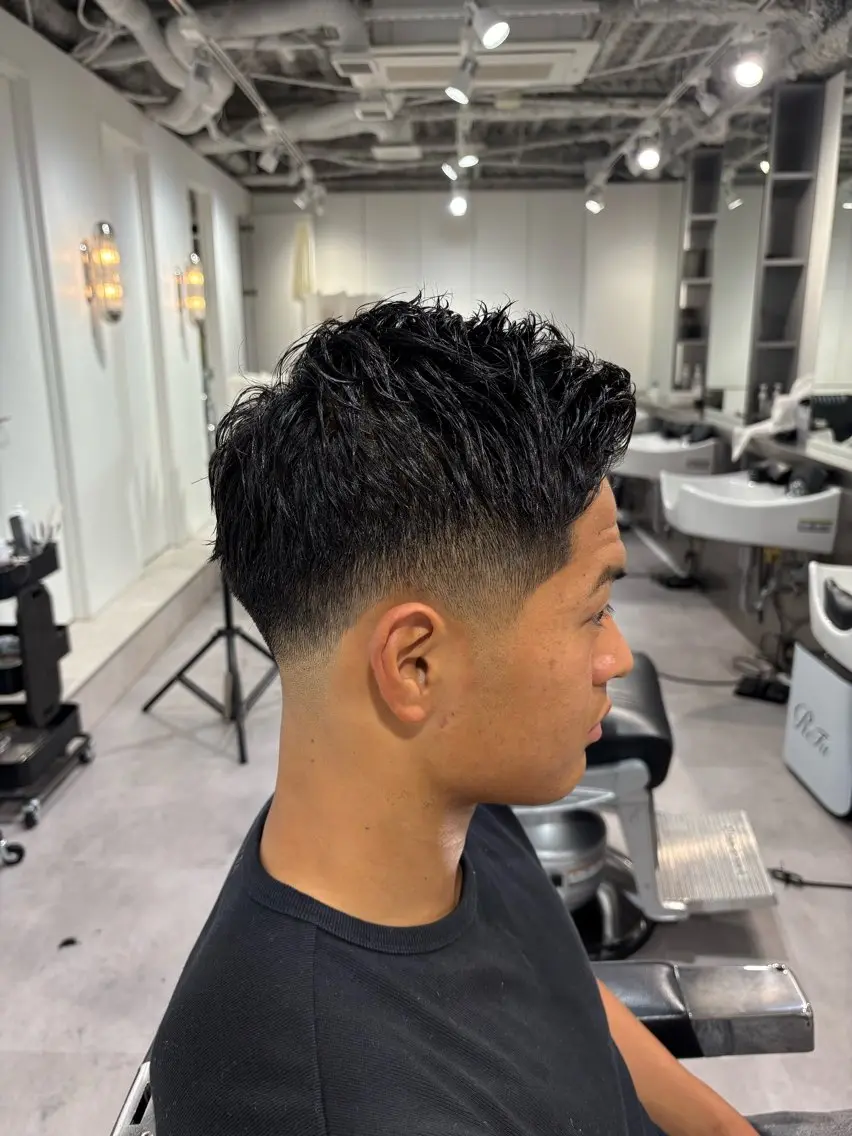 ショート メンズ ショートヘア カットモデル募集 SHOHEIのヘアスタイル
