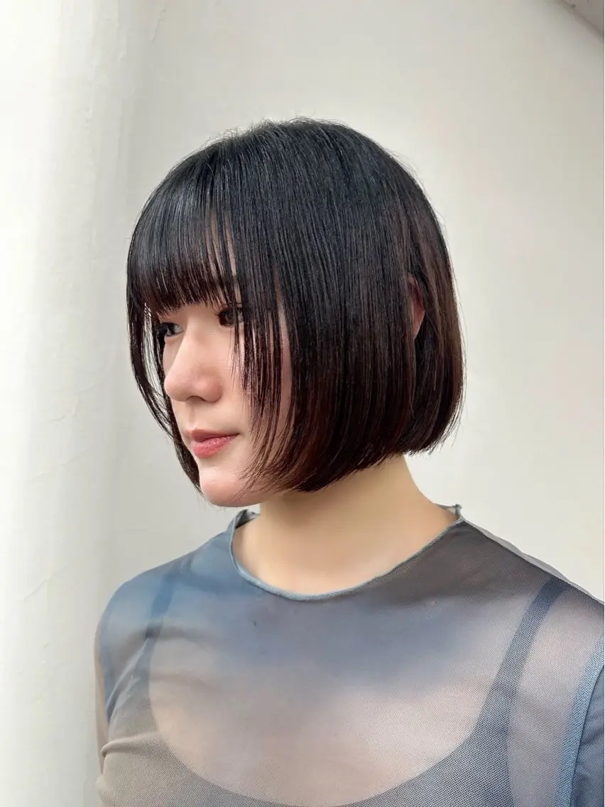 ショート 前下がりボブ ボブ vibe/ 名古屋駅/野田 侑作のヘアスタイル